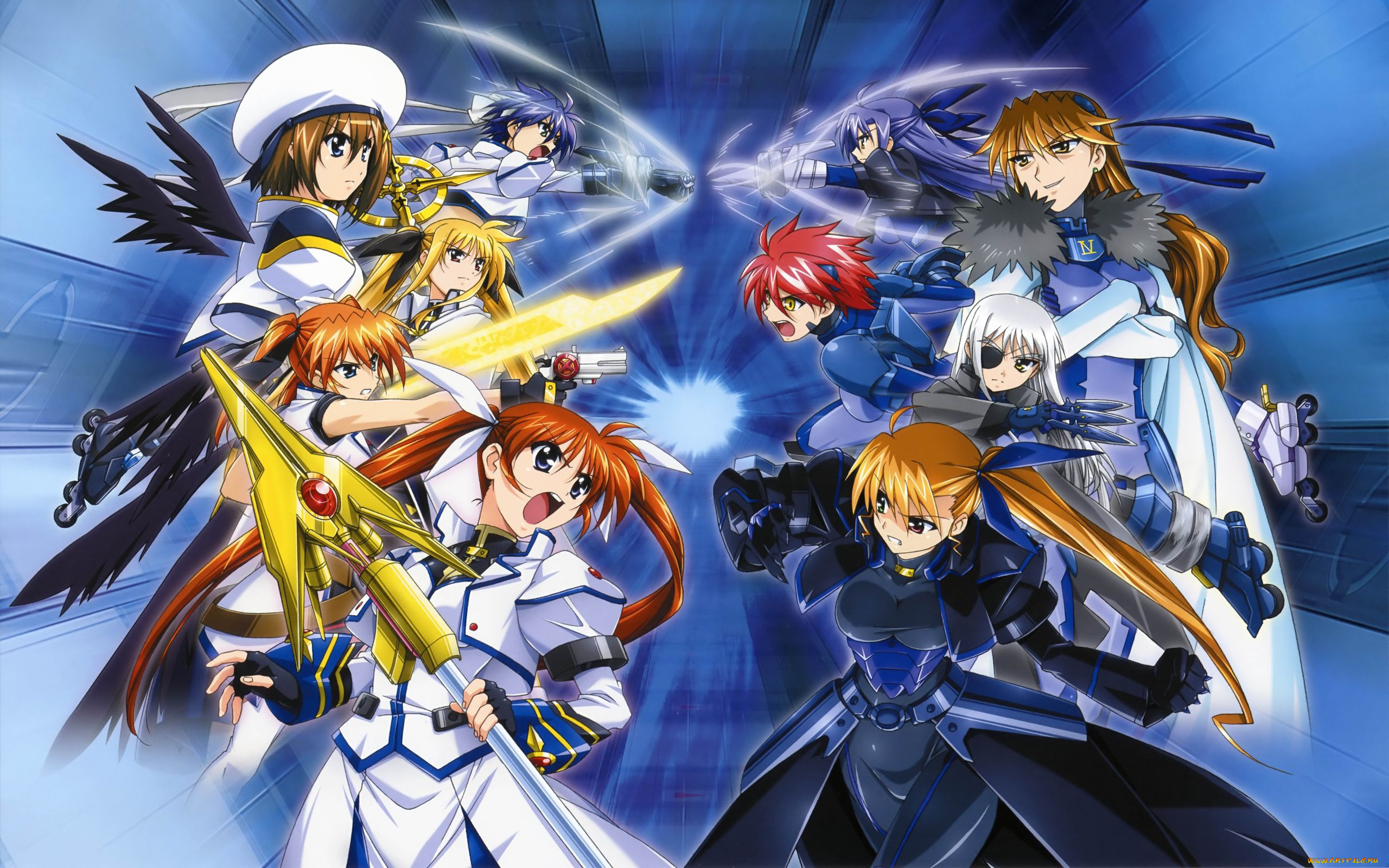 , mahou, shoujo, lyrical, nanoha
